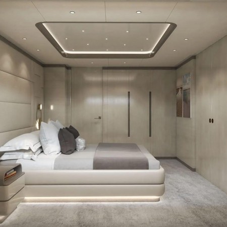 double cabin on Birubi superyacht