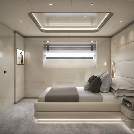 double cabin on Birubi superyacht