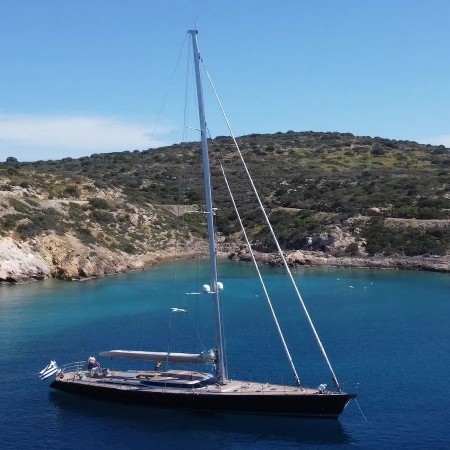 Black Lion sailing yacht Perini Navi