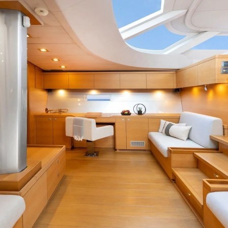 Black Lion yacht interior