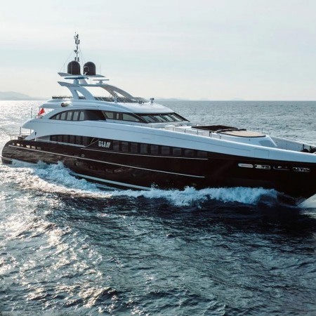 Bliss superyacht underway