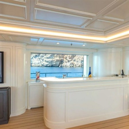 bar area at Boji yacht charter