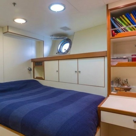 Burrasca sailing yacht cabin