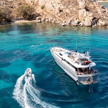 daily yacht charters Mykonos