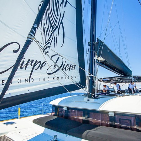 Carpe Diem catamaran Greece