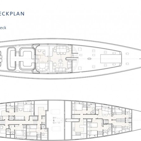 Cavallo sailing yacht layout