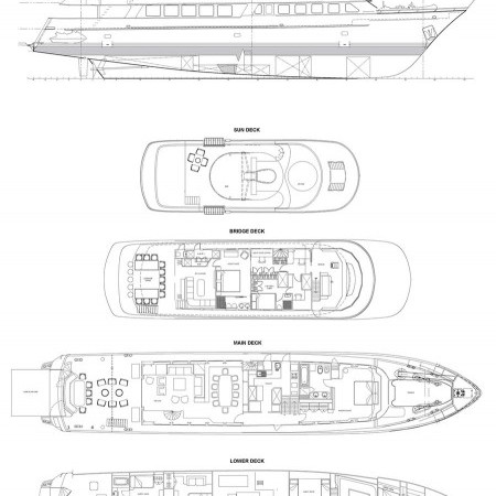 Chesella yacht layout plans