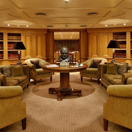 Christina O yacht interior