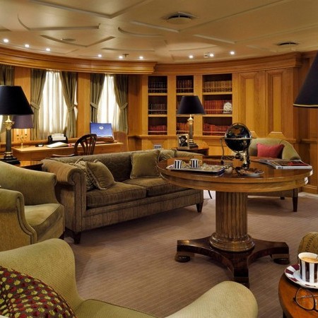 Christina O yacht interior