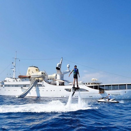 Christina O yacht charter