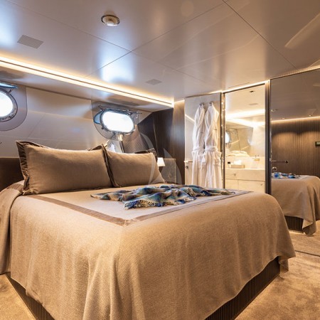 Cloud Atlas yacht's cabin