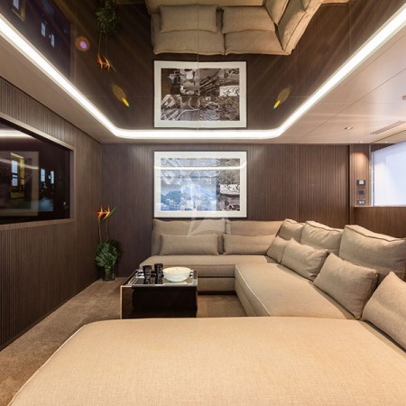 Cloud Atlas yacht's cabin