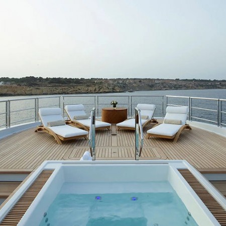 come together yacht charter with pool