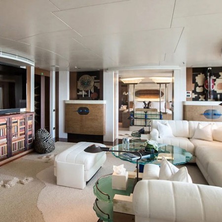salon of Coral Ocean superyacht