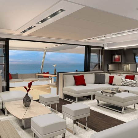 D2 yacht's interior