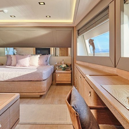 cabin for 2 charter guests