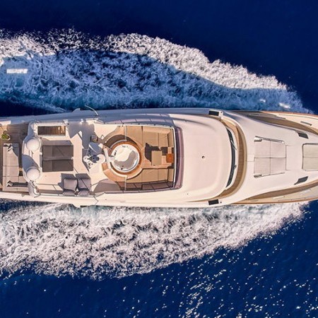 erial view of Daloli superyacht