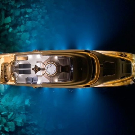 aerial view of Daloli yacht