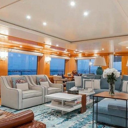 Deep Blue yacht's interior