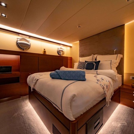 Double Eagle sailing yacht cabin