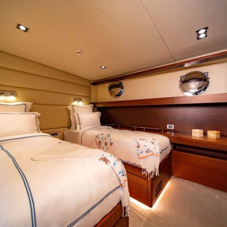 Double Eagle sailing yacht cabin