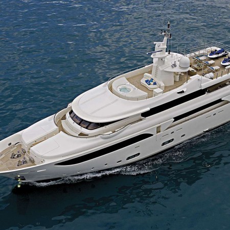 aerial photo of Emotion²  superyacht