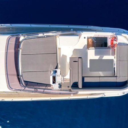 aerial view of El Petas yacht