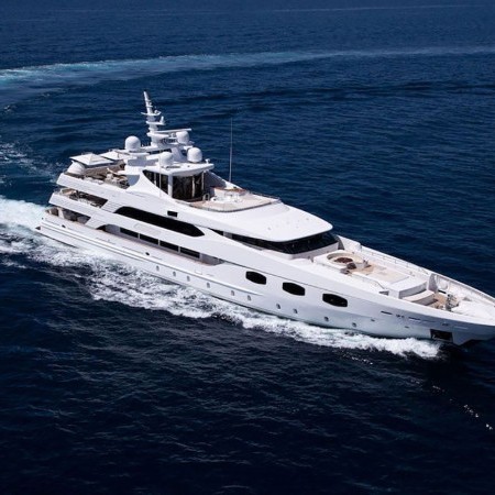 aerial view of Eleni yacht