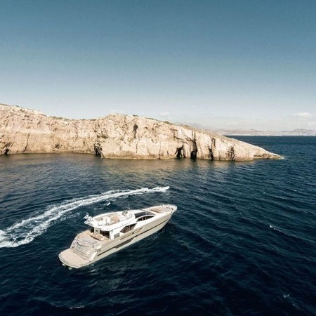 Eleven I yacht aerial view