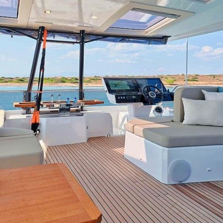 Elly Catamaran deck lounge