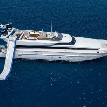 aerial view of Energy yacht