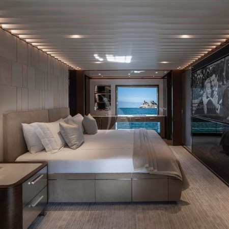 cabin at Enterprise yacht Baglietto