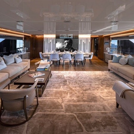 interior of Enterprise yacht