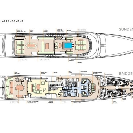 Entourage yacht layout