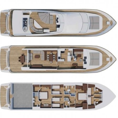 Estia Poseidon yacht layout