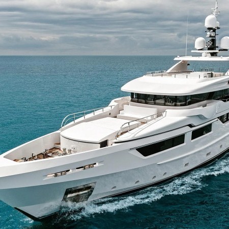 aerial photo of Ethos superyacht