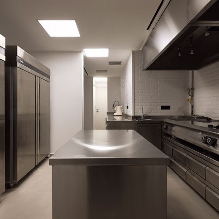 fully equipped professional kitchen