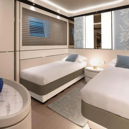 twin cabin on Eva4Eva yacht