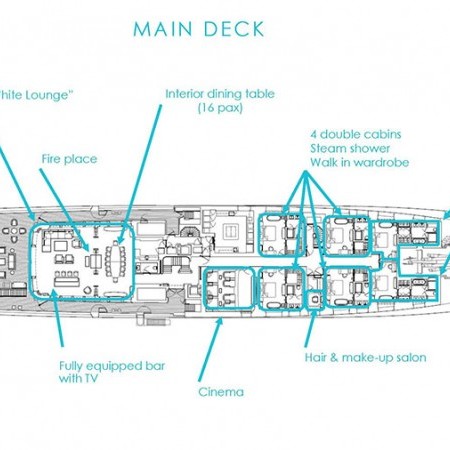 Faith yacht layout