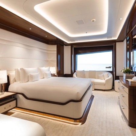 cabin for 2 charter guests of Faith