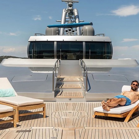 Falco Moscata yacht charter deck