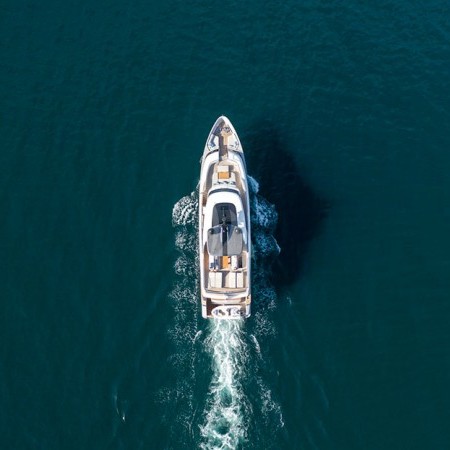 aerial shot of Fatsa Yacht