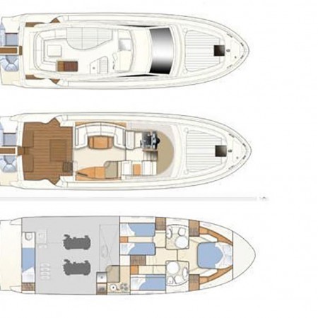 ferretti 46 yacht Mykonos