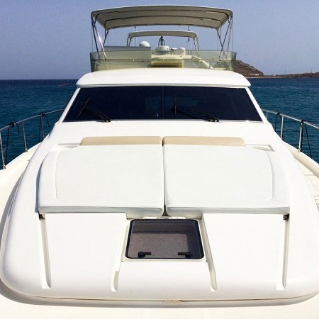 Ferretti 59 yacht for rental Mykonos