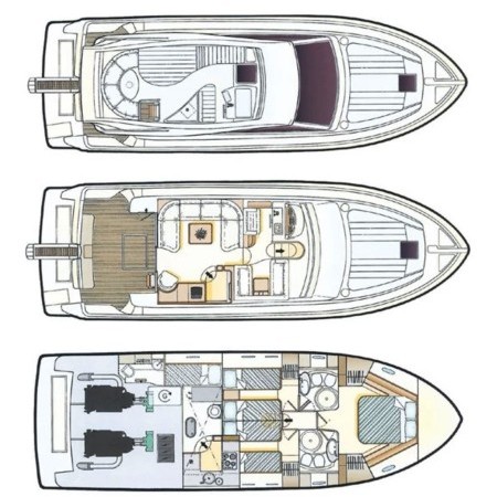  ferretti 48 yacht Mykonos
