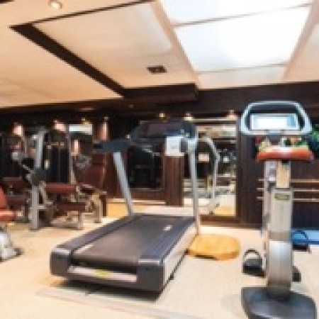 Force Blue yacht charter gym