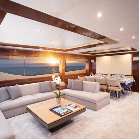 interior of Gia Sena yacht