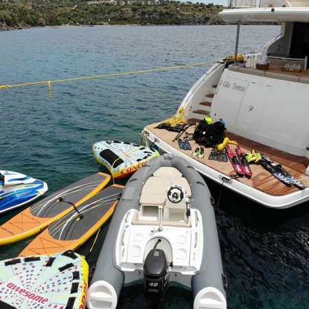 Gia Sena yacht water toys