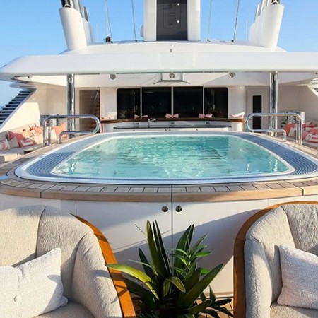 yacht charter with Jacuzzi