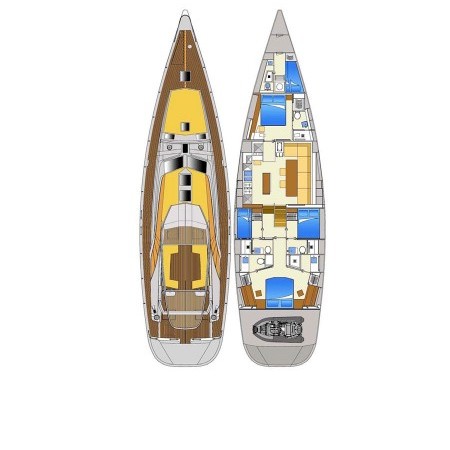 Gigreca yacht layout